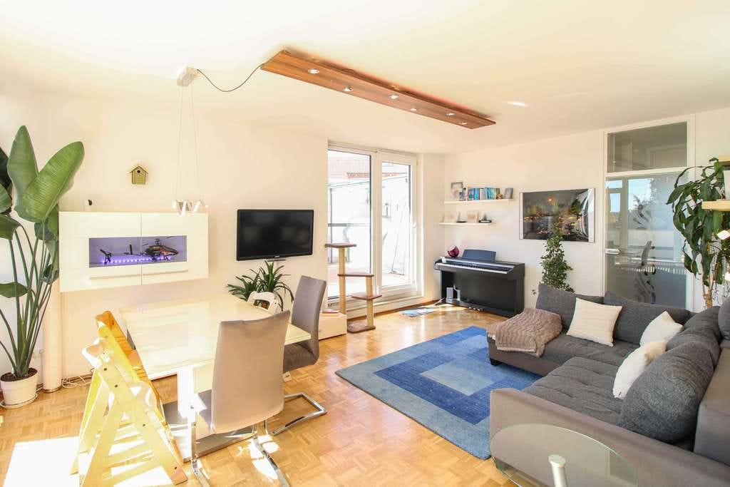 Immobilie in Putzbrunn - Bezugsfrei! Inklusive Bergpanorama: 5-Zi.-Wohnung in Putzbrunn mit 3 Dachterrassen (Südausrichtung)! - Bild 3