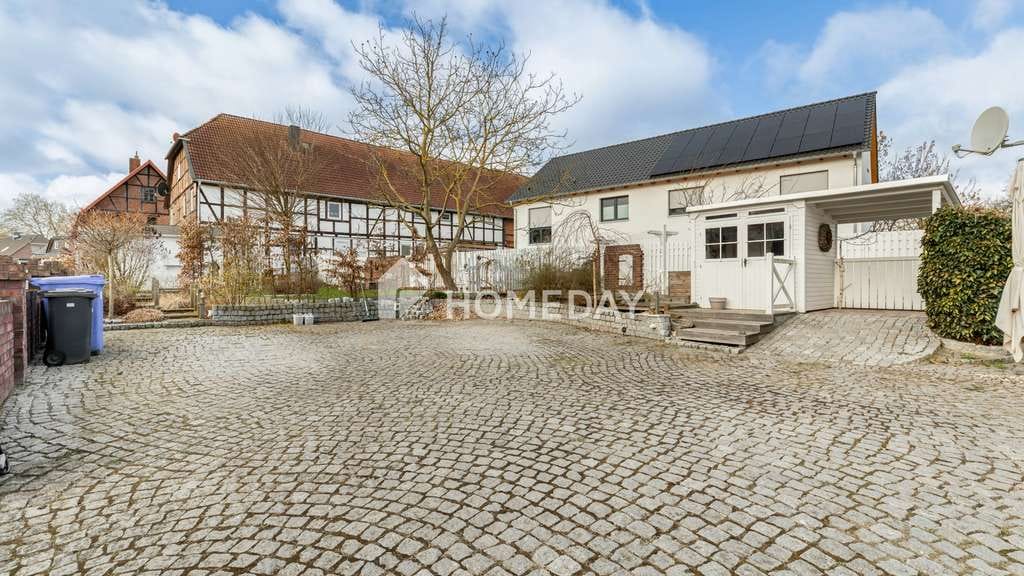 Immobilie in Groß Twülpstedt - Modernisiertes Fachwerkhaus mit Hof, Garten und Werkstatt auf 627 Quadratmetern Grundstück - Bild 1