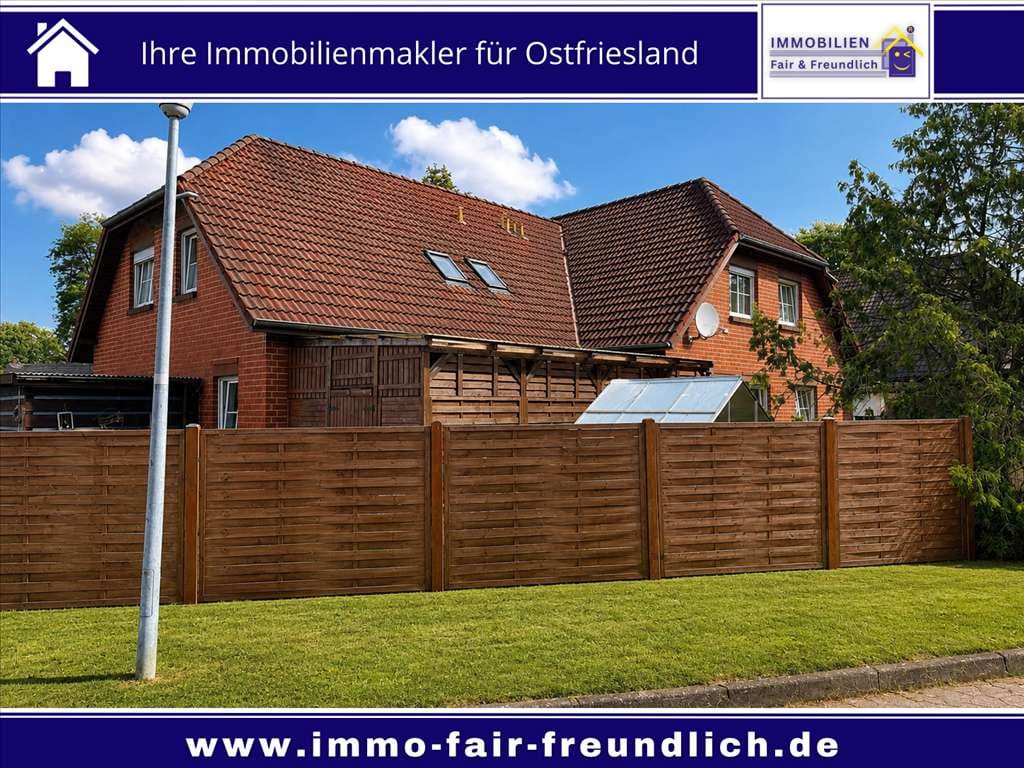 Immobilie in Uplengen - Solides Mehrfamilienhaus mit drei Wohneinheiten in zentraler Lage von Remels - Bild 0