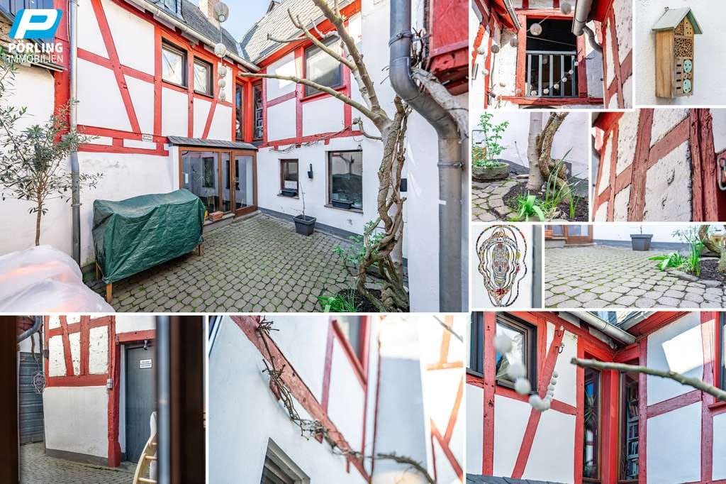 Immobilie in Münstermaifeld - Historisches Fachwerkjuwel + Scheune, Hofidylle & Ausbaupotenzial - Münstermaifeld – PROVISIONSFREI - Bild 1