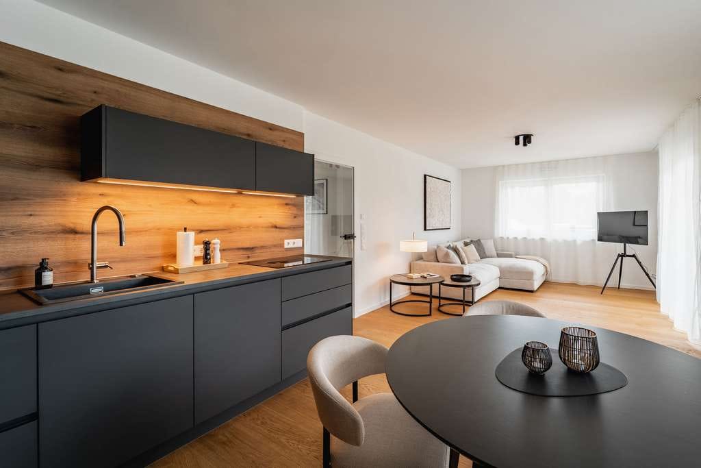 Immobilie in Übersee - Jetzt noch konfigurieren - 2 Zimmer EG - Neubauwohnung - Gartenanteil - zentrale Lage - Bild 1