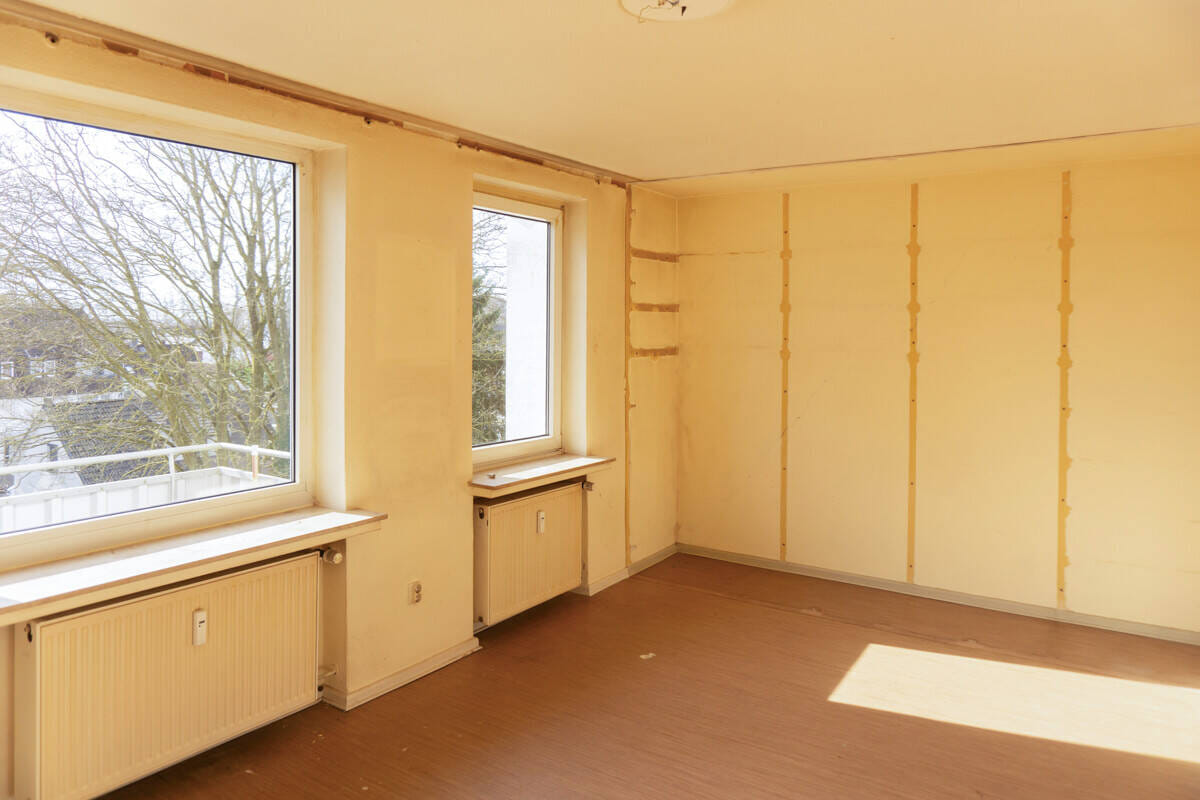 Immobilie in Bremen - PURNHAGEN-IMMOBILIEN -  Modernisierungsbedürftige 1-Zimmer-Wohnung mit Balkon in ruhiger Lage von Rönnebeck - Bild 3