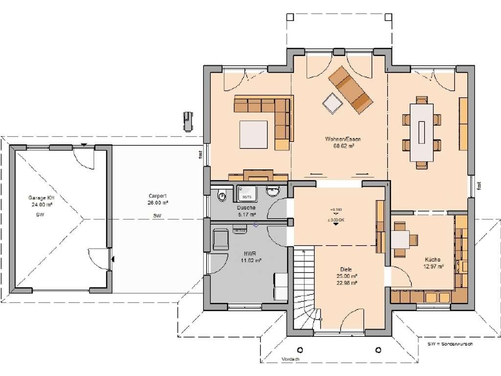 Immobilie in Dürrröhrsdorf-Dittersbach - Verwirklichen Sie Ihre Wohnwünsche mit einem Ausbauhaus von Kern-Haus! - Bild 2
