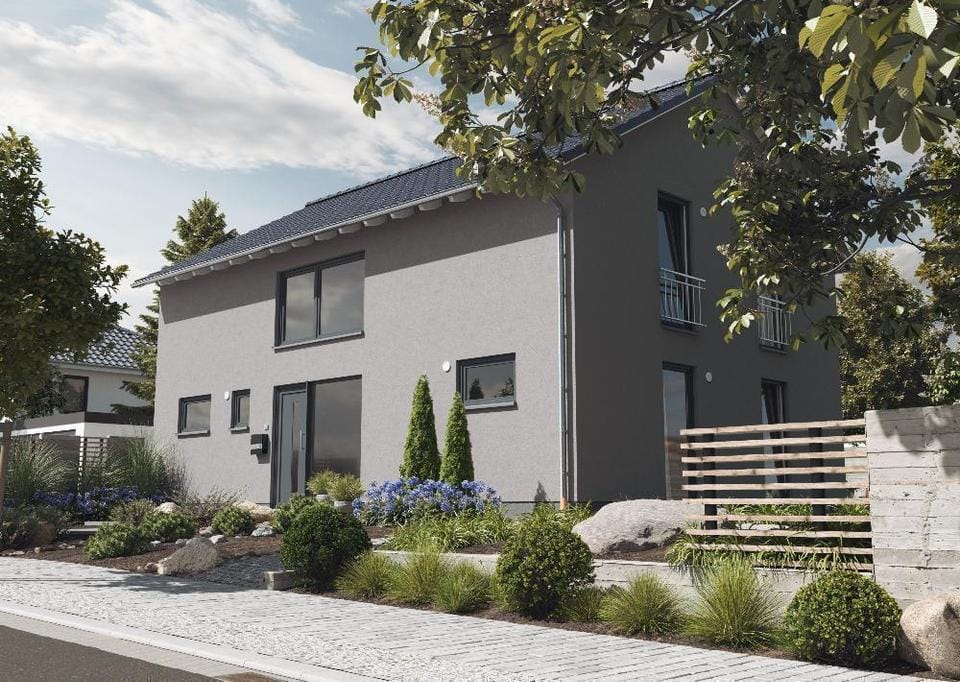 Immobilie in Gudensberg - Romantisches Flair und zeitlose Eleganz im modernen Town & Country Landhaus in Gudensberg - Bild 0