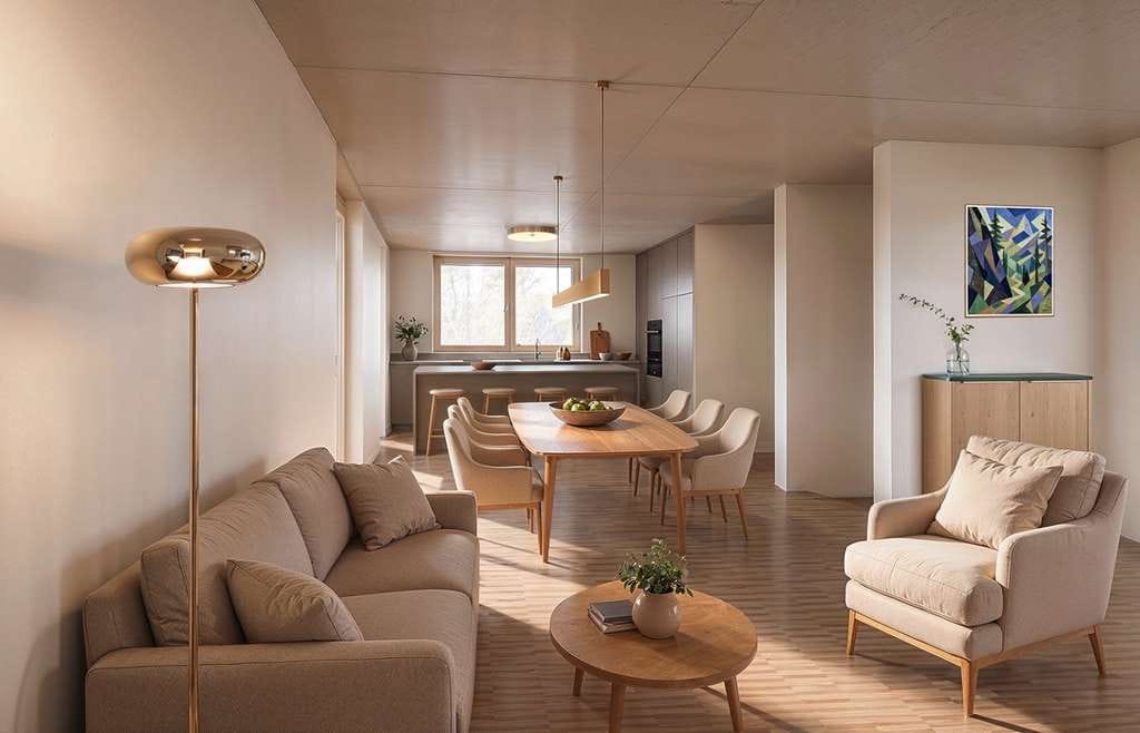 Immobilie in Fischingen - Modernes Wohnen auf zwei Ebenen – 5,5-Zi Maisonette mit Balkon, Wärmepumpe und PV in Fischingen - Bild 2