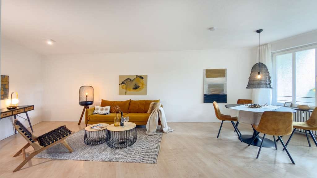 Immobilie in Kirchheim bei München - 3-Zimmerwohnung mit Hobbyraum, Terrasse, Garten und TG-Stellplatz in gepflegter Wohnanlage - Bild 0