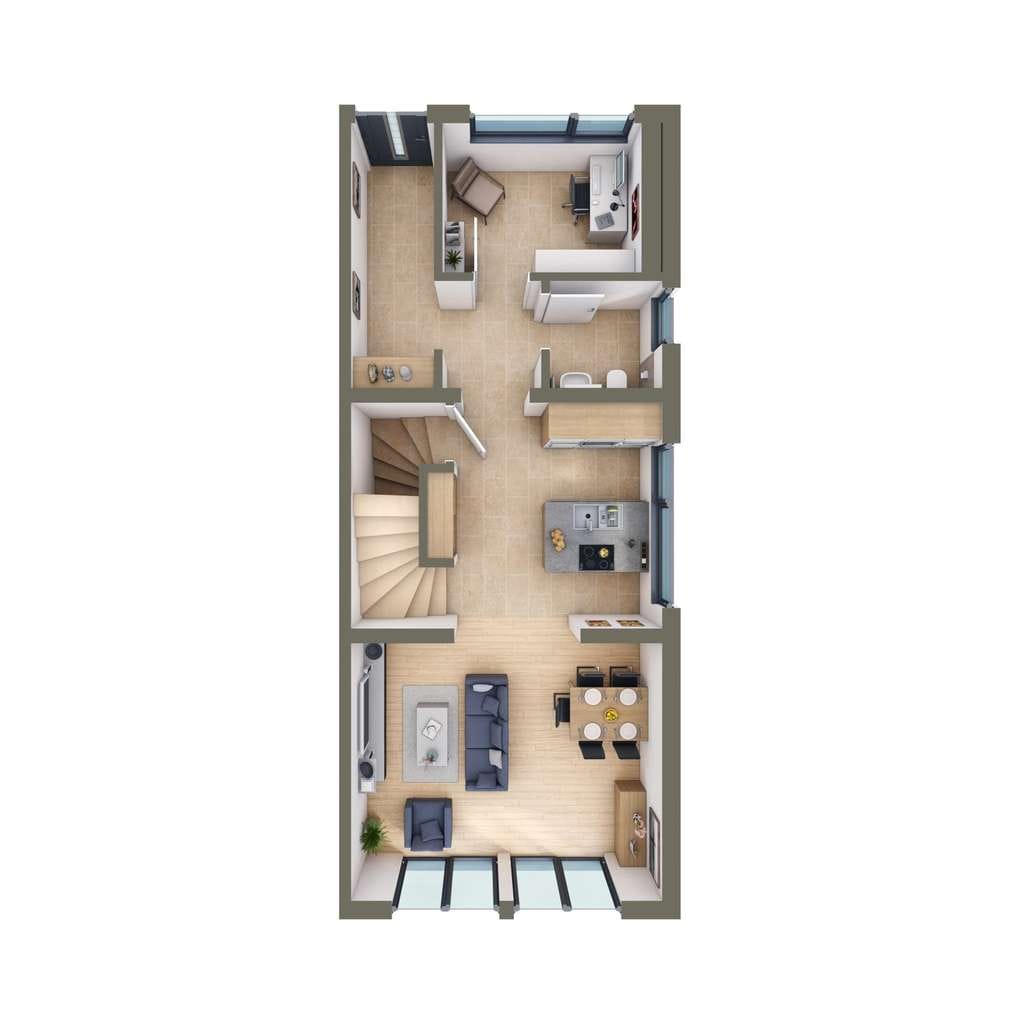 Immobilie in Staig - Doppelhaus in Staig mit 185qm, Neubau, KfW förderfähig, perfekte Investition - Bild 1