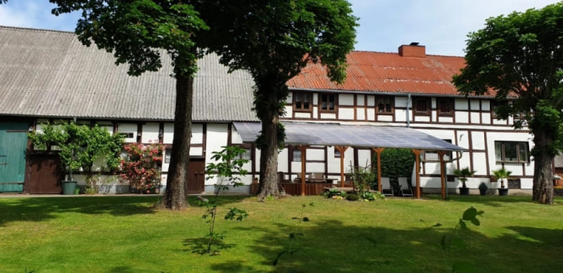 Immobilie in Eldetal - ELDETAL, MASSOW : BAUERNHAUS mit künstlerisch gestaltetem Wohntrakt in idyllischer Parklage. Baudenkmal! - Bild 3