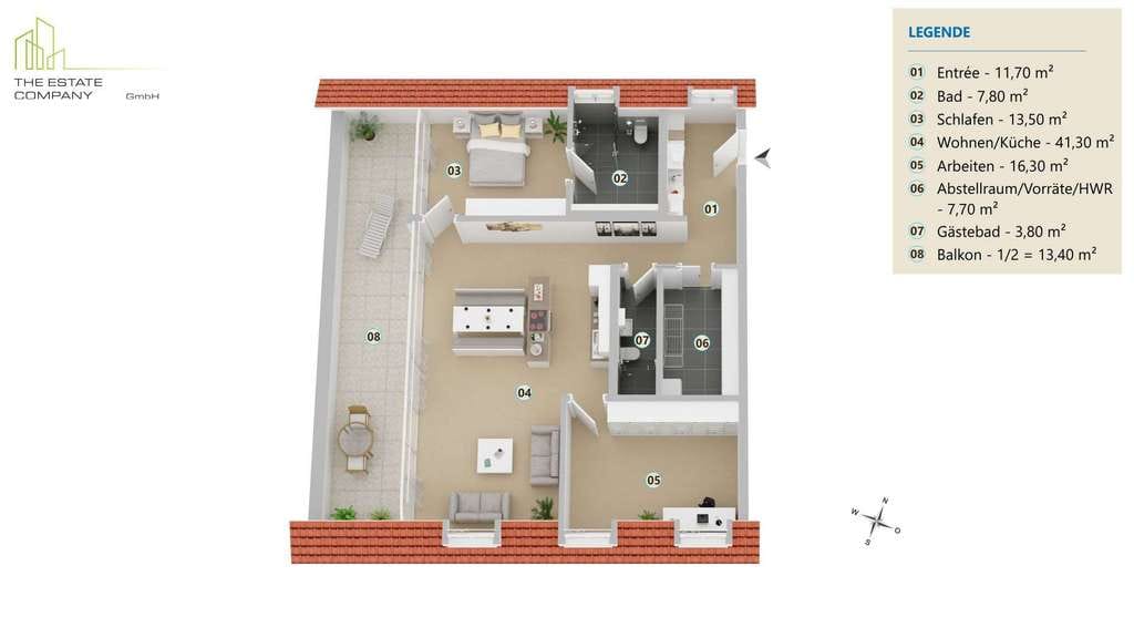 Immobilie in Dorstadt - Penthousewohnung im Neubau – Großzügiges Wohnen mit Weitblick - Bild 0