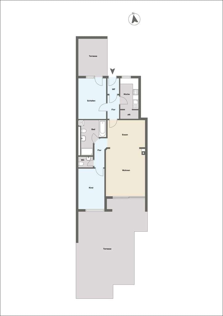 Immobilie in Mainaschaff - *M19*
Großzügige 3-Zimmer-Wohnung mit 2 Außenbereichen - Bild 3