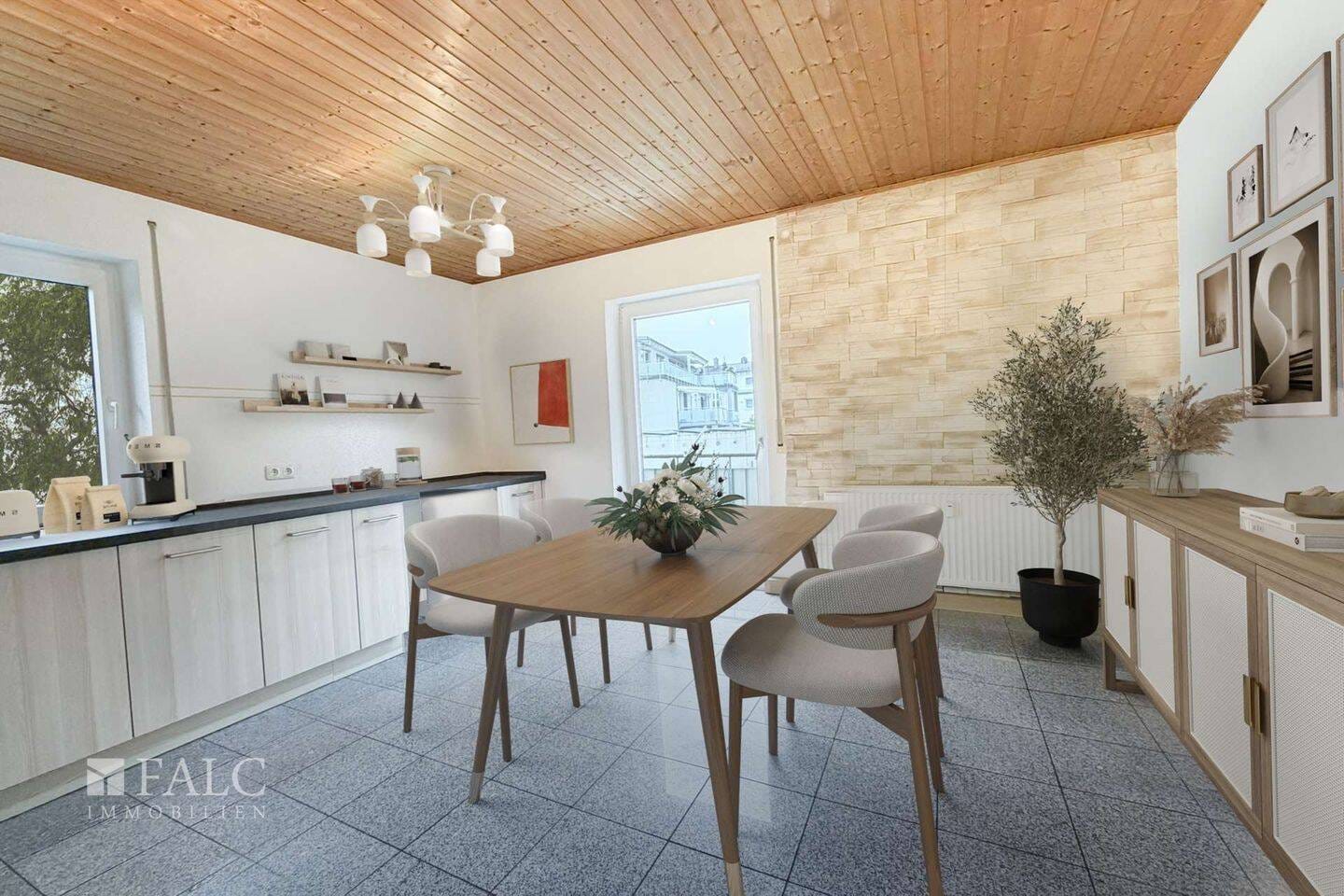 Immobilie in Schwabmünchen - Bezugsfreie 3-Zimmer-Wohnung mit Südbalkon, Einbauküche & Tiefgarage - jetzt entdecken! - Bild 2