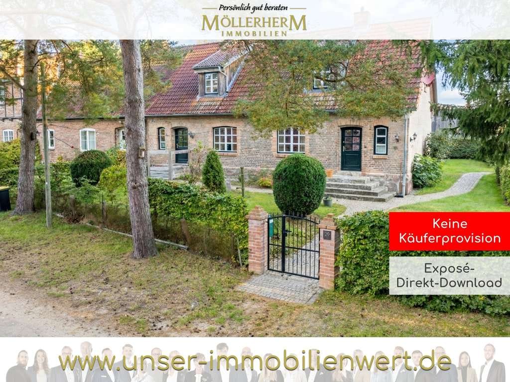 Immobilie in Dassow - Ein Haus mit Seele- Historischer Charme trifft modernen Wohnkomfort mit idyllischer Lage - Bild 0