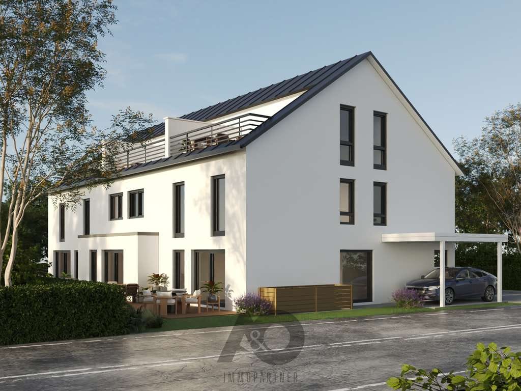 Immobilie in Nufringen - Modernes Wohnen am Feldrand – Hochwertiges Neubau-Reihenendhaus in Nufringen - Bild 0