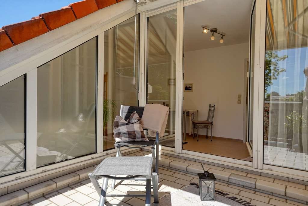 Immobilie in Herxheim - Herxheim: Ruhiges Apartment im 2. OG mit Dachterrasse nach Südwesten - Bild 1