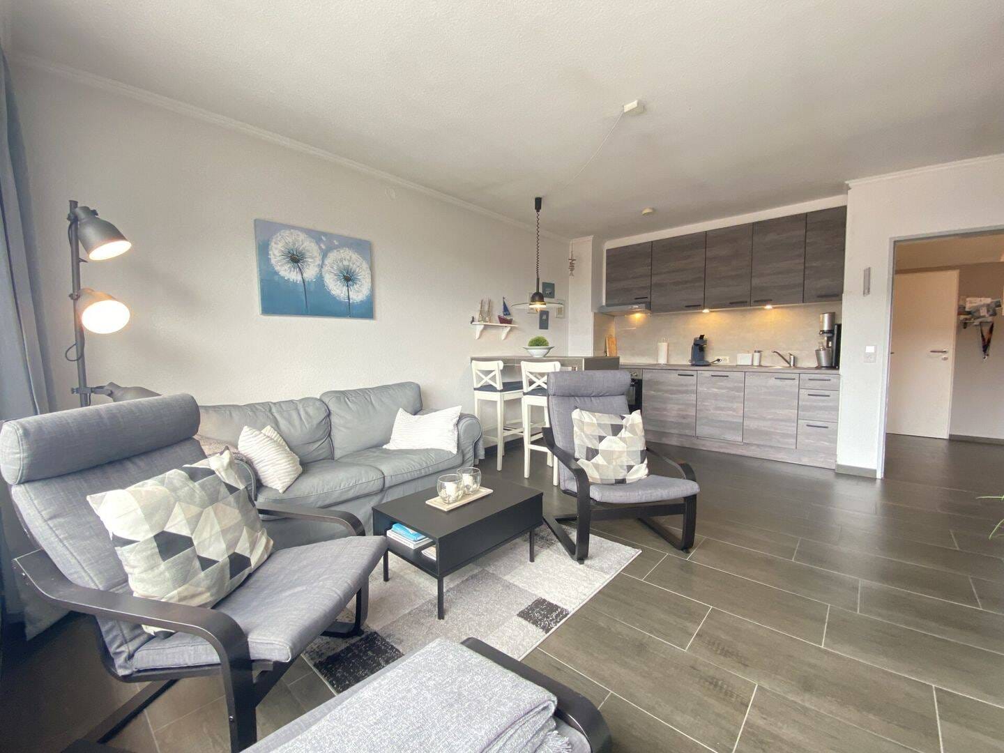Immobilie in Borkum - Moderne Ferienwohnung mit Südbalkon! - Bild 0