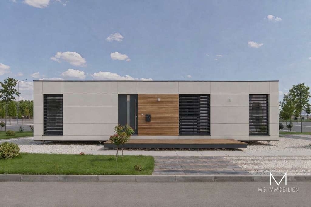 Immobilie in Kleinsteinhausen - MG - Baugrundstück mit Tinyhouse am Feldrand in Kleinsteinhausen - Bild 0