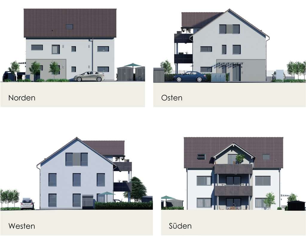 Immobilie in Germaringen - GROSSzügig und MODERN! Wohnen in SONNIGER Lage! NUR 3 Wohneinheiten! Effizienzhaus 55! - Bild 2