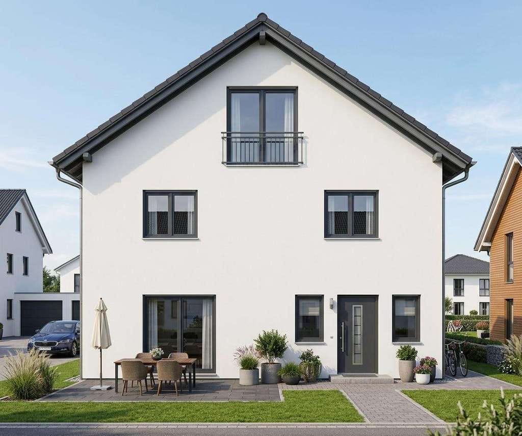 Immobilie in Berg - Phantastische Neubau-DHH für die ganze Familie im Grünen - Bild 1