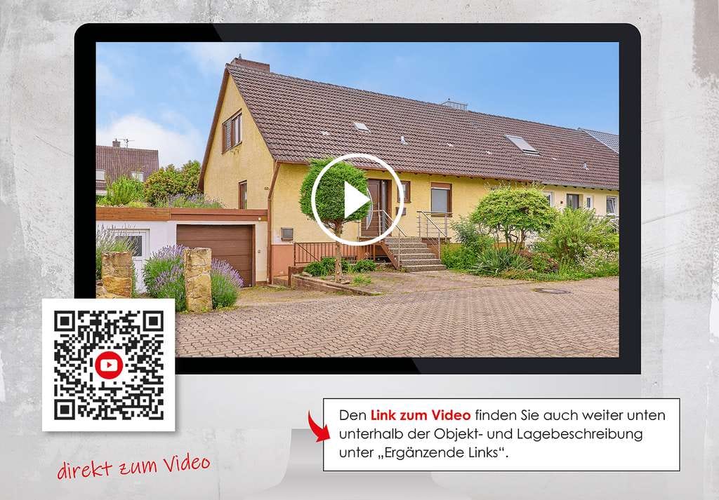 Immobilie in Deidesheim - Familienidylle in ruhiger Lage – Großzügiges Reihenendhaus mit Einliegerwohnung - Bild 1