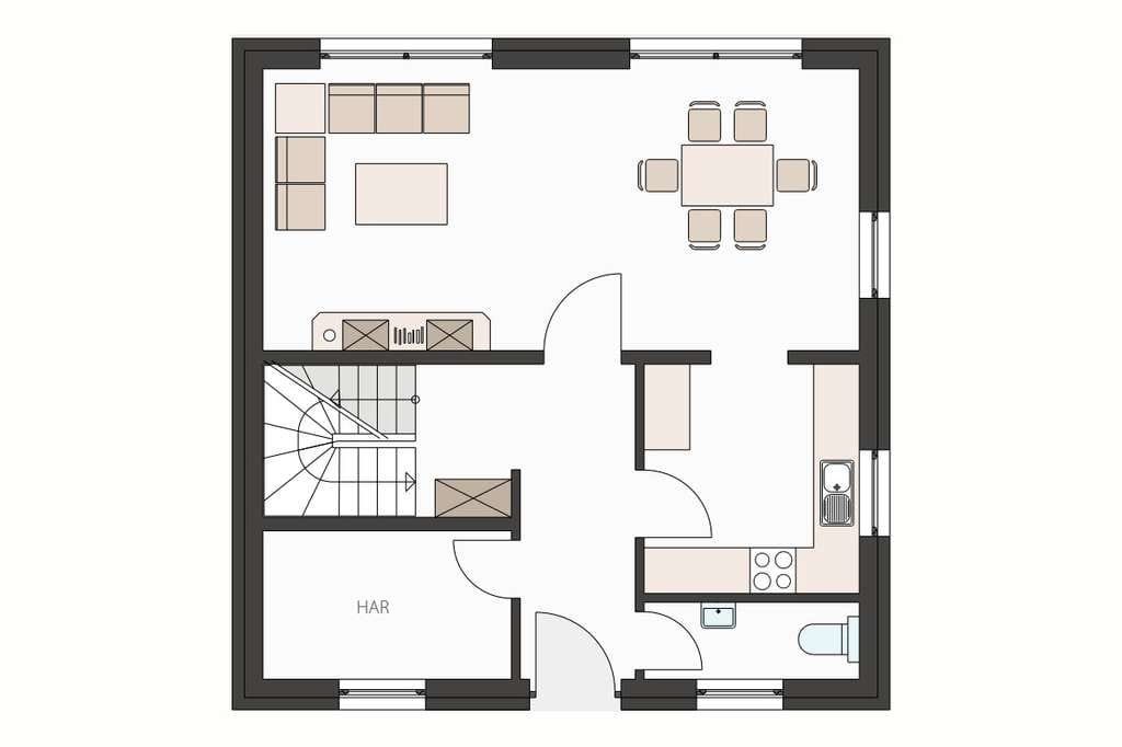Immobilie in Rastenberg - Moderne Selfmade-Stadtvilla in naturnaher Stadtrandlage - Bild 1