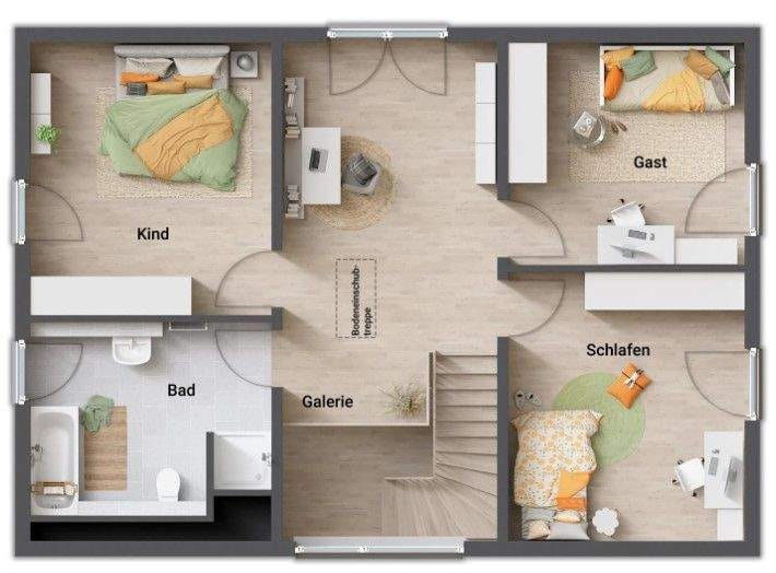 Immobilie in Hummeltal - MODERNES LANDHAUS mit familienfreundlichem Grundstück und schon alles dabei. Massiv gebaut. 158 m². Individuelle Planung. - Bild 4