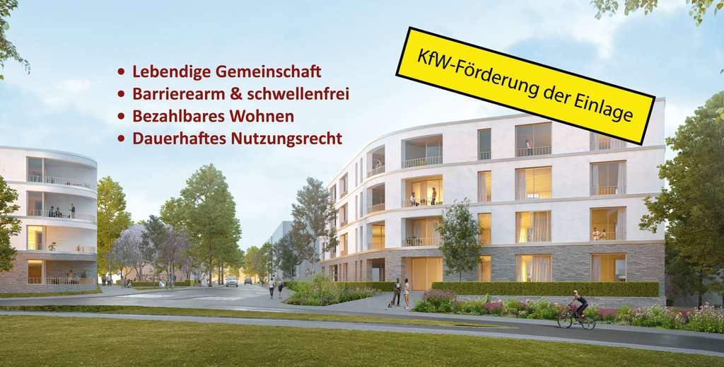 Immobilie in Fulda - Private Wohngenossenschaft: 2-Zi. Wohnung im 2. OG mit ca. 57 m² (WBS ME erforderlich !!!) - Bild 0