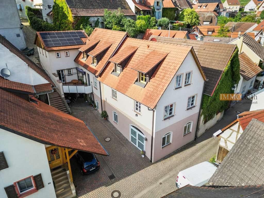 Immobilie in Vogtsburg im Kaiserstuhl - IMMORath.de - Barrierefreie Wohnung in Altstadtlage in Burkheim - Bild 0