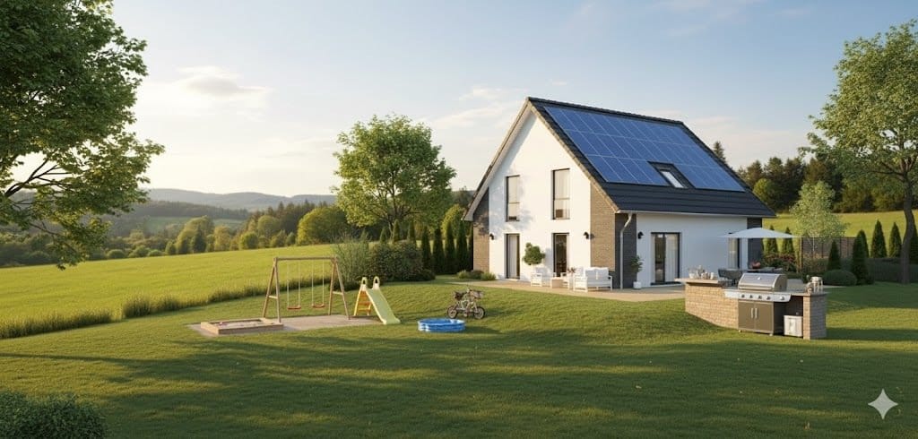 Immobilie in Reichenschwand - Zukunftssicher bauen und wohnen: Unterkellertes KfW-40-Haus mit PV - Bild 0