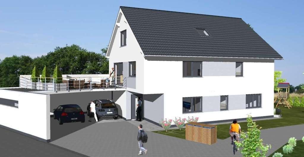 Immobilie in Dirmstein - NEU!  Erstbezugs-Wohnung im Erdgeschoss mit Garten und Carport! - Bild 2