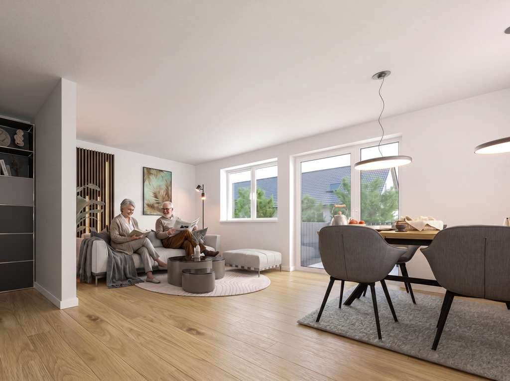 Immobilie in Windach - Ihr neues Zuhause für gemeinsame Zukunftspläne in Windach - 3,5-Zimmerwohnung in KfW40 QNG Bauweise - Bild 3