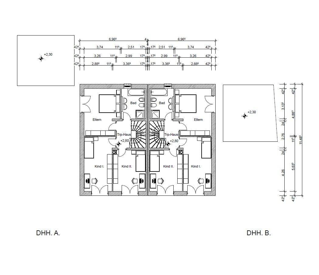 Immobilie in Neuhausen ob Eck - Neubauvorhaben Zwei Doppelhaushälften mit Garage/Carport auf sonnigem Grundstück in Neuhausen ob Eck - Bild 4