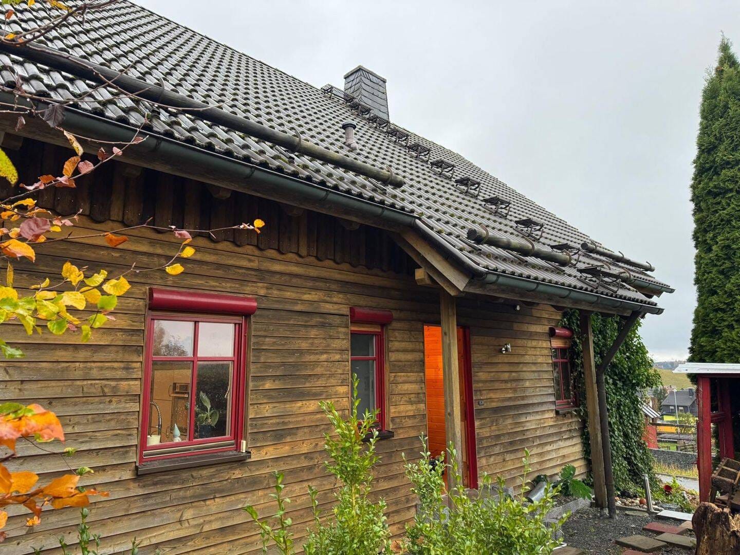 Immobilie in Stammbach - Ökologisches Holzhaus in toller Höhenlage von Stammbach - Bild 0