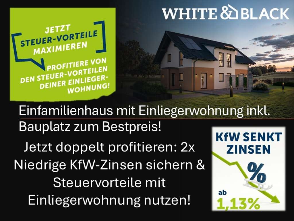 Immobilie in Hohenfinow - Weil Wohnen mehr ist als nur vier Wände. Mit 3 Generationen direkt am Kanal wohnen! KfW40+QNG+KFN!!! - Bild 0