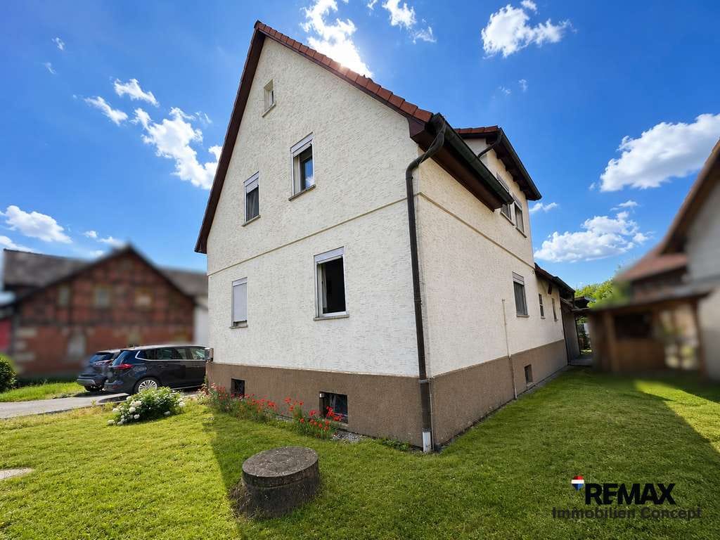 Immobilie in Meeder - Wohnhaus mit Scheune, Garage & Nebengebäude | 666 m² Grundstück | Viel Platz für Familie, Hobby & Ha - Bild 1