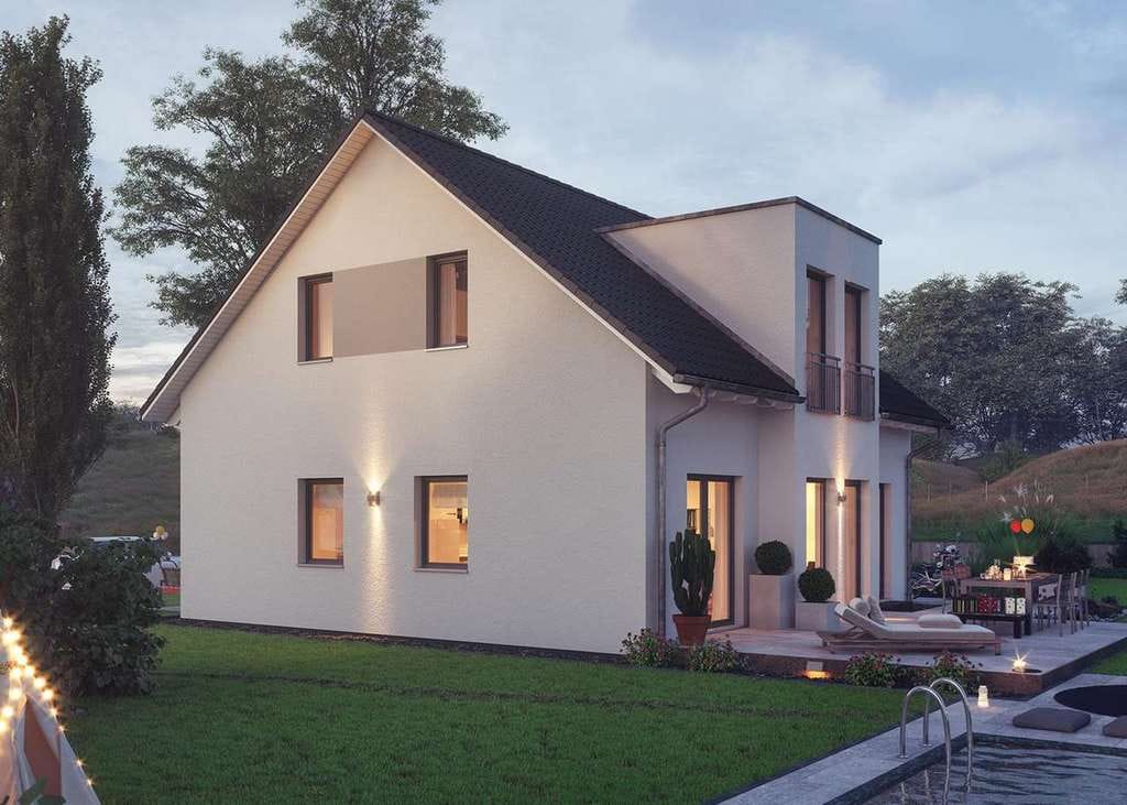 Immobilie in Hirschthal - LifeStyle 15.01 S Ausbauhaus mit Grundstück. Vereint klassische Architektur mit einem durchdachten R - Bild 3
