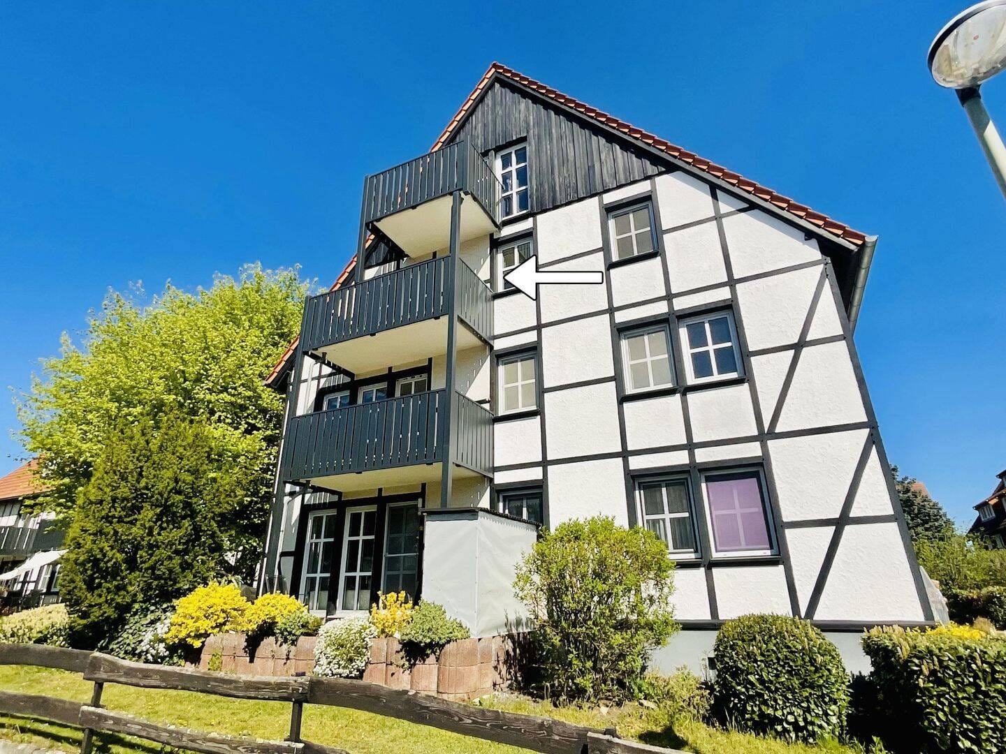 Immobilie in Bad Sassendorf - Schöne Eigentumswohnung in einer Fachwerkanlage in Bad Sassendorf-Lohne - Bild 2