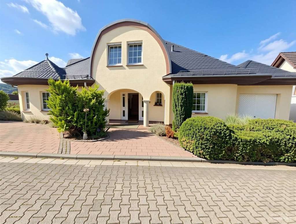 Immobilie in Niederheimbach - Niederheimbach - Einzigartige Villa in Top-Lage mit Garage und unverbautem Rheinblick - Bild 1
