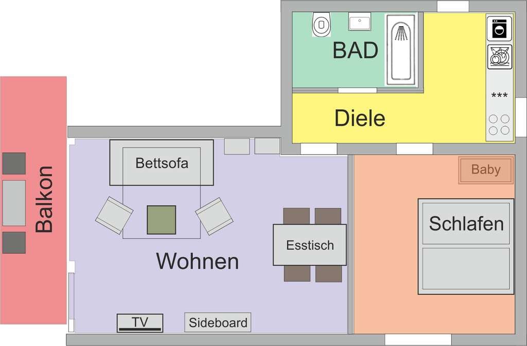 Immobilie in Wangerooge - Moderne Ferienwohnung in zentraler und strandnaher Lage (provisionsfrei) - Bild 1
