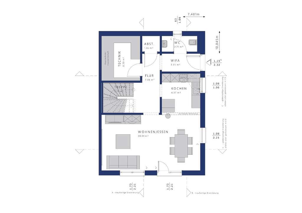 Immobilie in Kranzberg - Regional verwurzelt - Doppelhaushälfte in Kranzberg für Ihr neues Zuhause - Bild 2