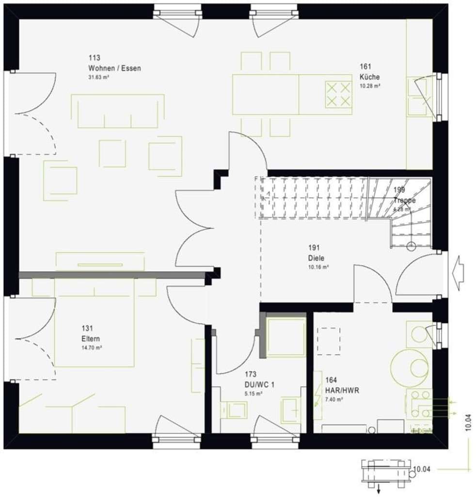 Immobilie in Nack - Moderne Stadtvilla in Nack - Bild 3