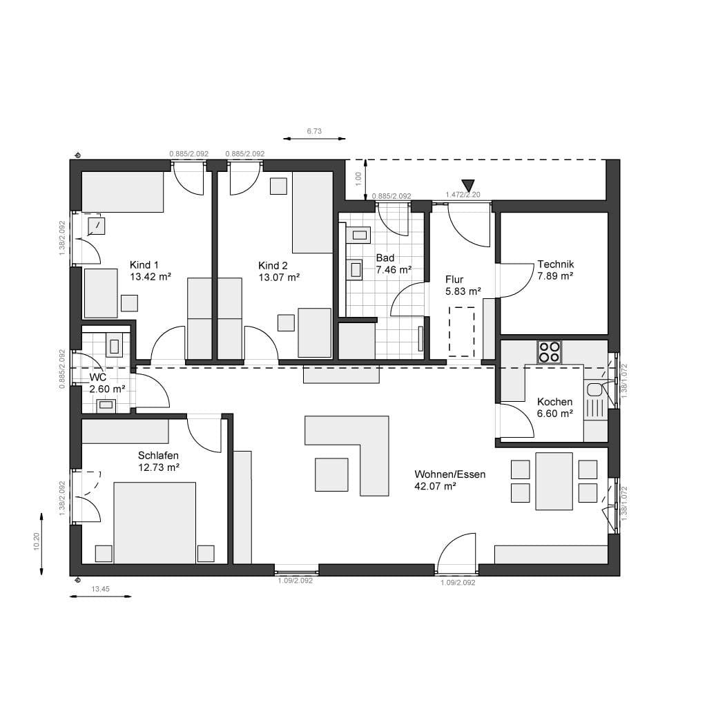 Immobilie in Hilders - Build Your Way - Entscheide selbst, wie du bauen willst. - Bild 1