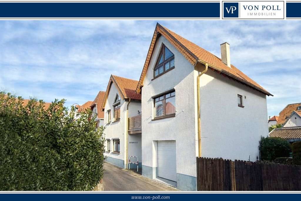 Immobilie in Rhodt unter Rietburg - Außergewöhnlich Wohnen: 2 Häuser mit Verbindungssteg und Loggia mit Blick auf die Haardt - Bild 0