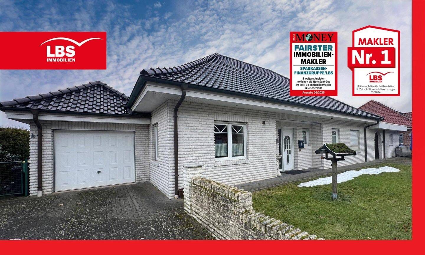 Immobilie in Lähden - Moderner Bungalow mit separater Ferien,-/Einliegerwohnung in Lähden - Bild 0