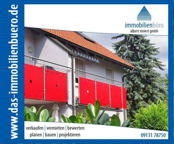 Immobilie in Baiersdorf - Bezugsfreie 3-Zimmer-Wohnung in Baiersdorf mit Balkon, Gartenanteil und 2 KFZ-Stellplätze inklusive - Bild 0