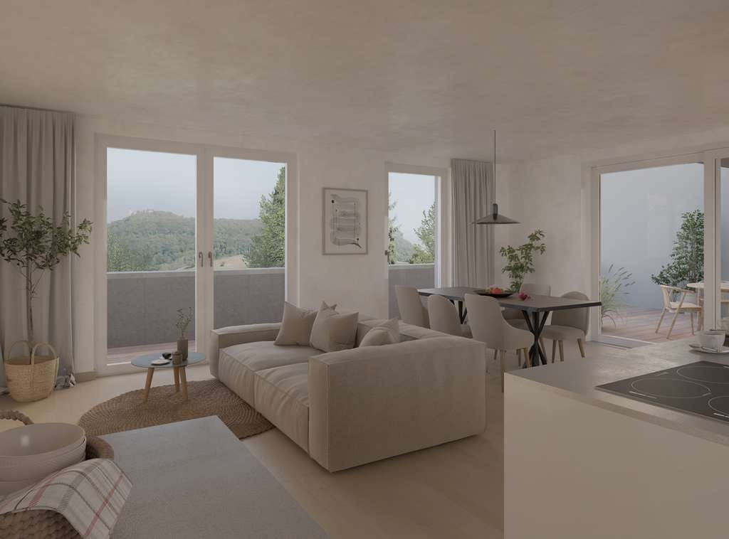 Immobilie in Owen - Neubau 1,5-Zimmer-Wohnung im Obergeschoss - Bild 2