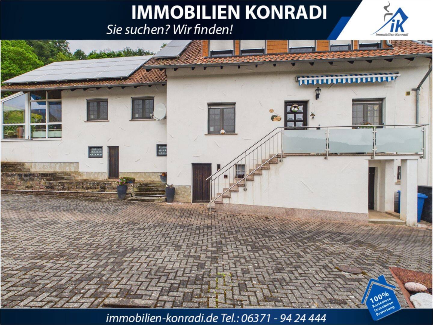 Immobilie in Dellfeld - IK |Dellfeld: Attraktive DHH in ruhiger Lage mit Ackerland - Bild 0