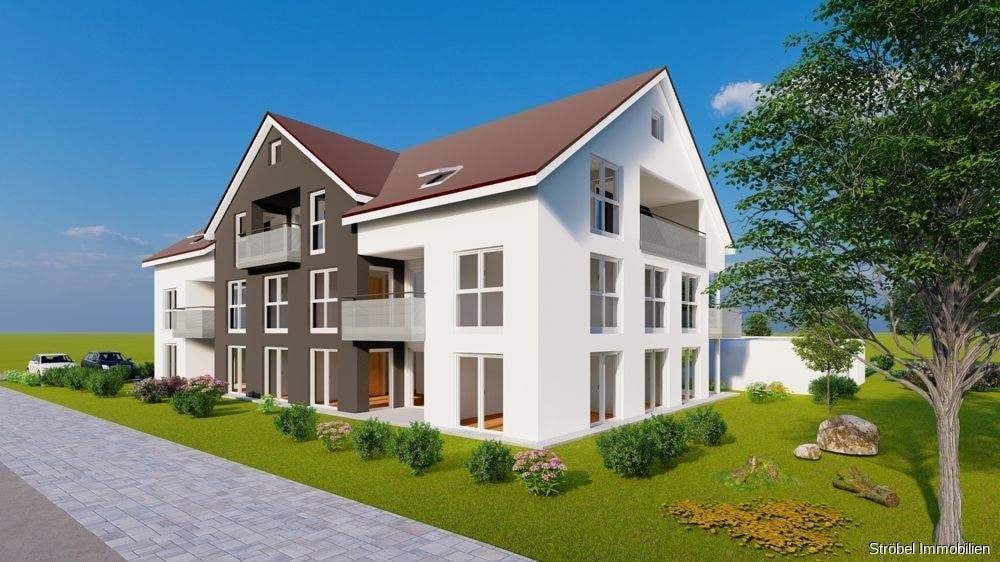 Immobilie in Schrozberg - Moderne 3-Zimmerwohnung in Schrozberg zu kaufen - KfW 55 - Bild 1