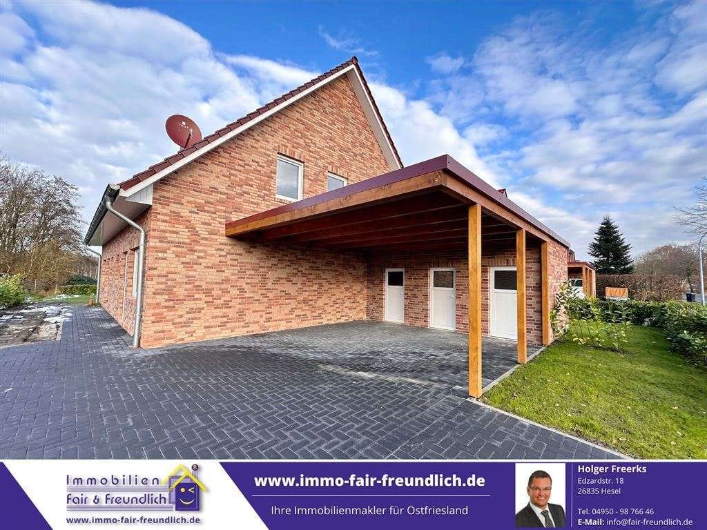 Immobilie in Neukamperfehn - *** Traumhafte Doppelhaushälfte in Neufehn - Energieeffizienz trifft Design, nach KfW-40-Standard - Bild 3