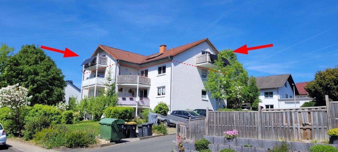 Immobilie in Bad Emstal - 3 ZKB - Eigentumswohnung mit Blick über Bad Emstal - Bild 0
