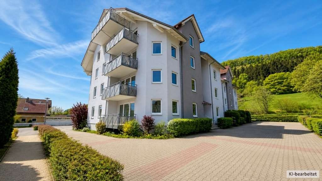 Immobilie in Oberkochen - 3-Zimmer-Wohnung mit Blick über die Dächer von Oberkochen - Bild 1